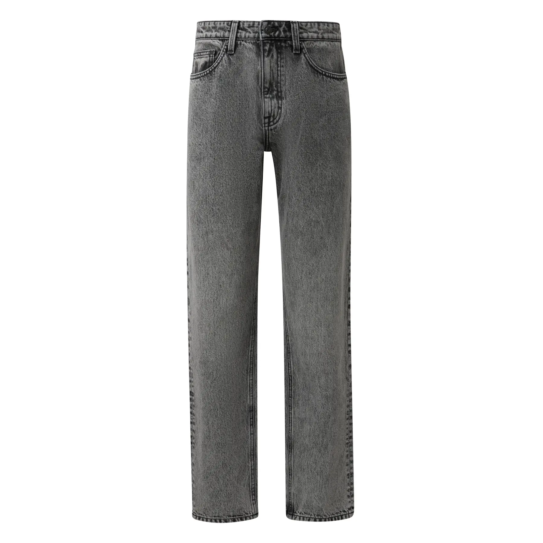 Jeans con cintura a passanti Straight Leg QS Pete