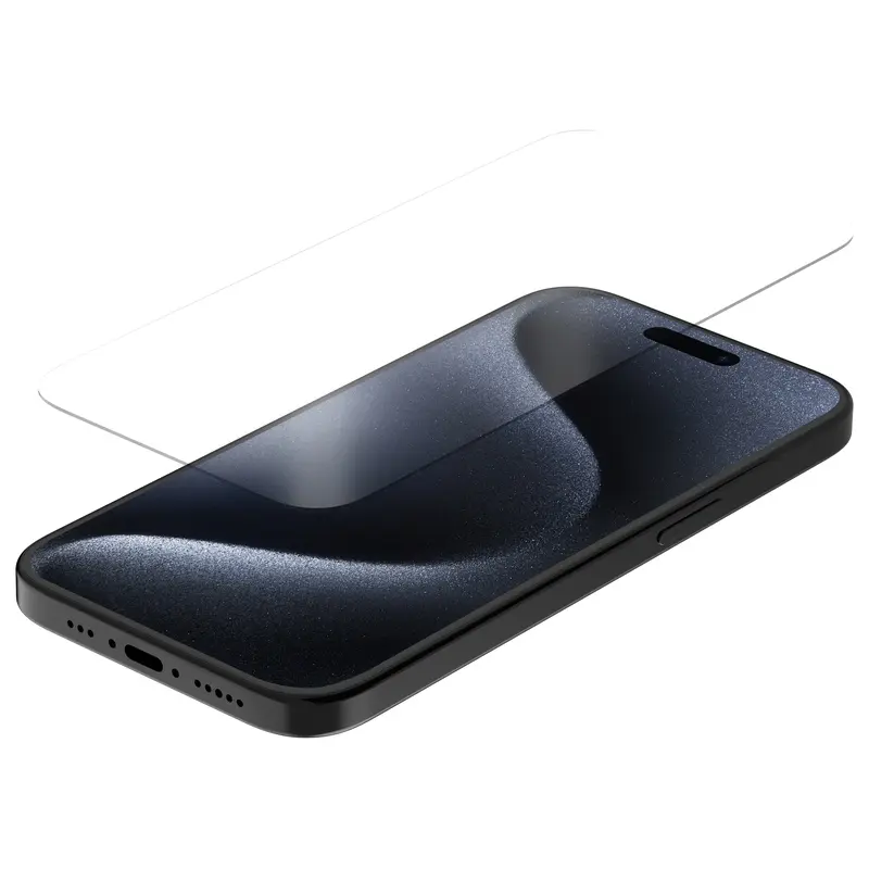 Gehärtetes Glas Quad Lock IPHONE 15 / 15 PRO
