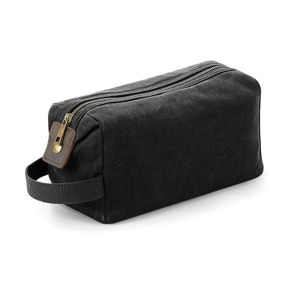 Kosmetiktasche aus Wachstuch Quadra Heritage