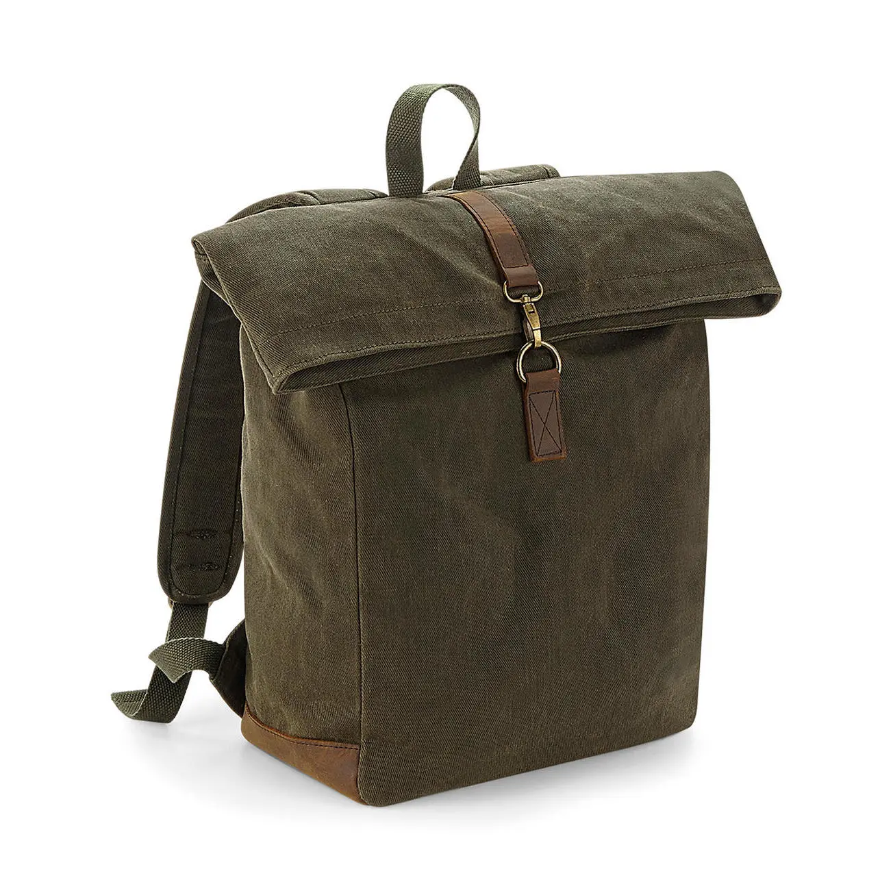 Wasserdichter Rucksack aus Leinwand Quadra Heritage