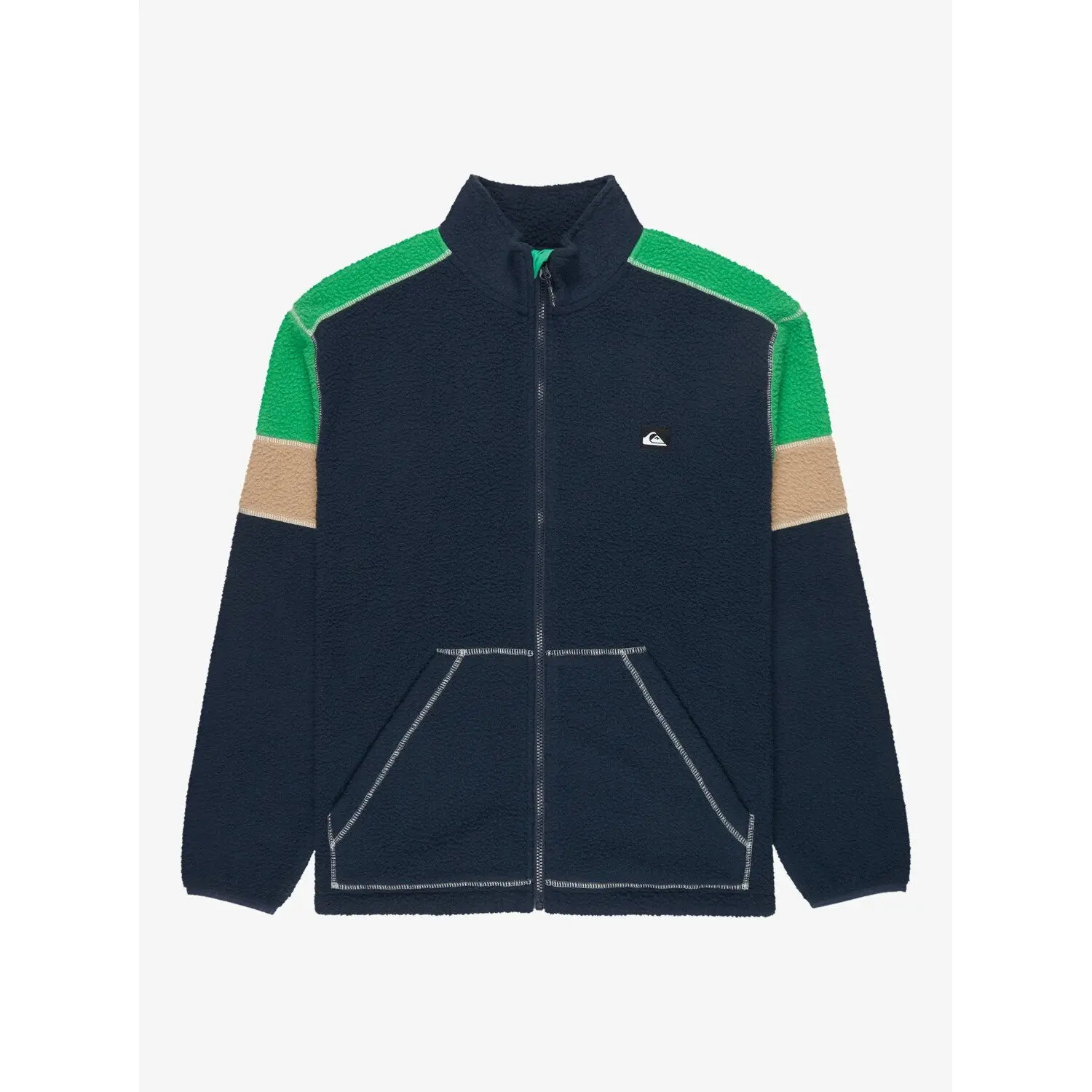Fleece mit Reißverschluss Quiksilver Clean Coast Block