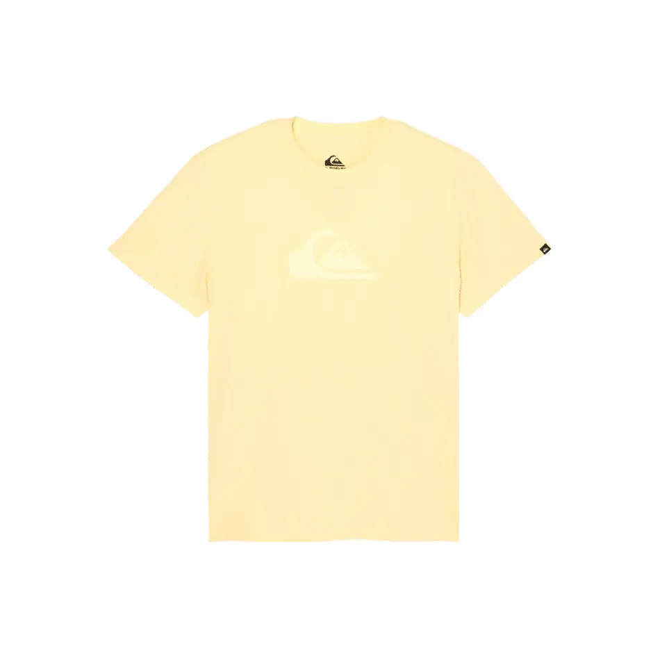 Quiksilver Evo Comp Logo T-shirt Met Korte Mouwen Geel XL Man