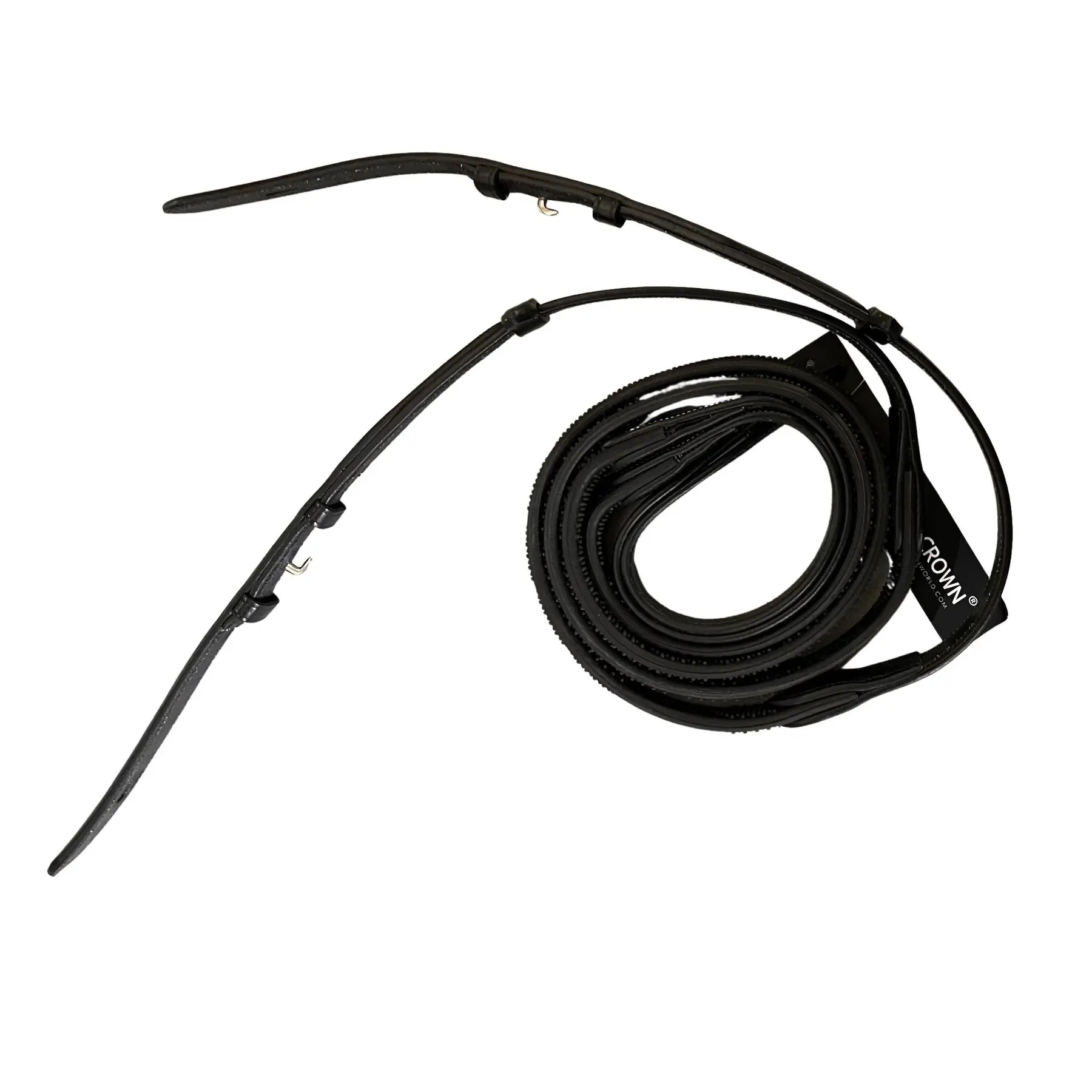 Horse Reins Silver Crown V-Grip