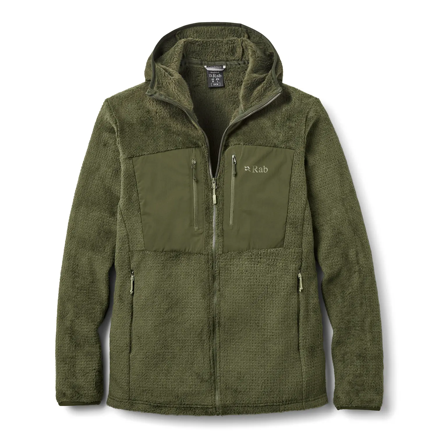 Hooded fleece Rab Granitic