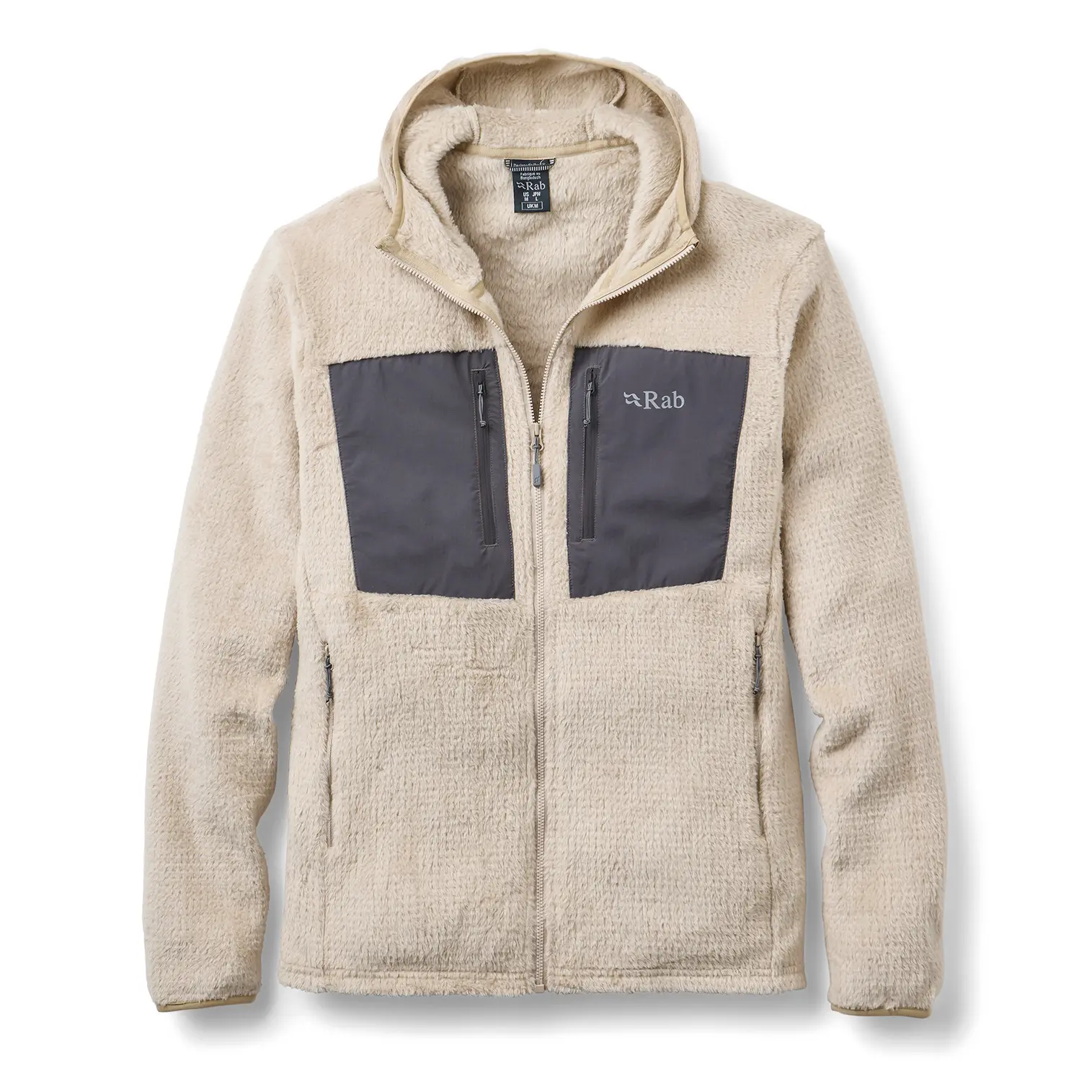 Hooded fleece Rab Granitic