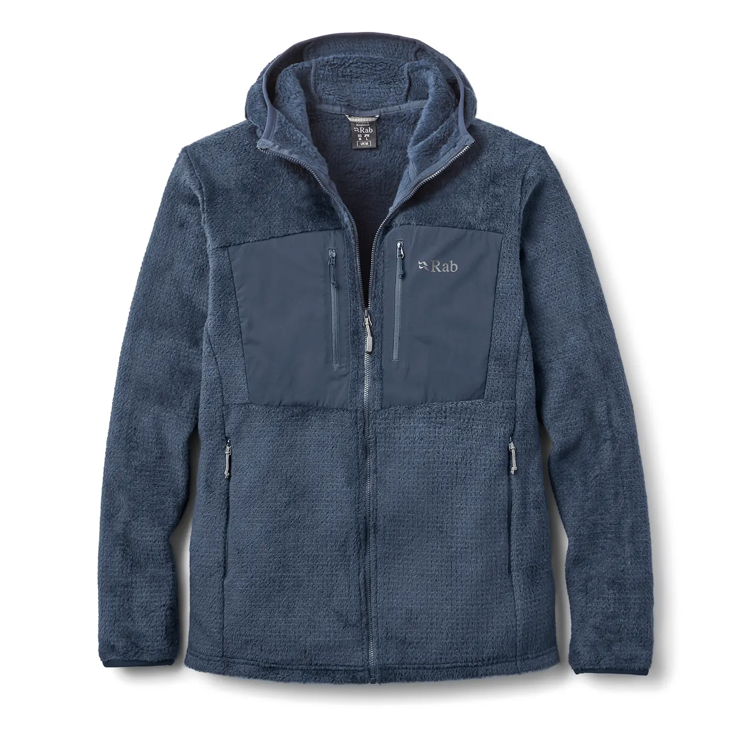 Hooded fleece Rab Granitic