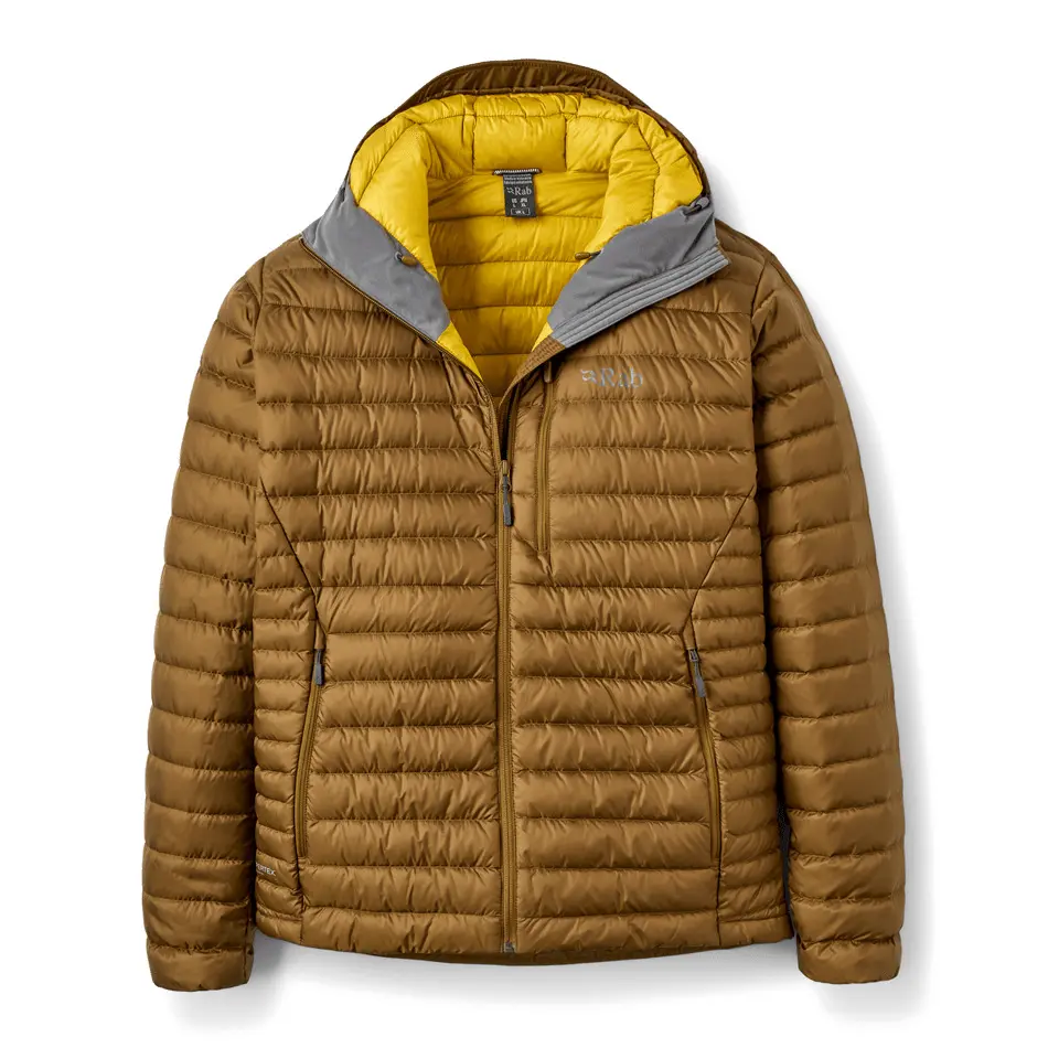 Piumino con cappuccio Rab Microlight Alpine