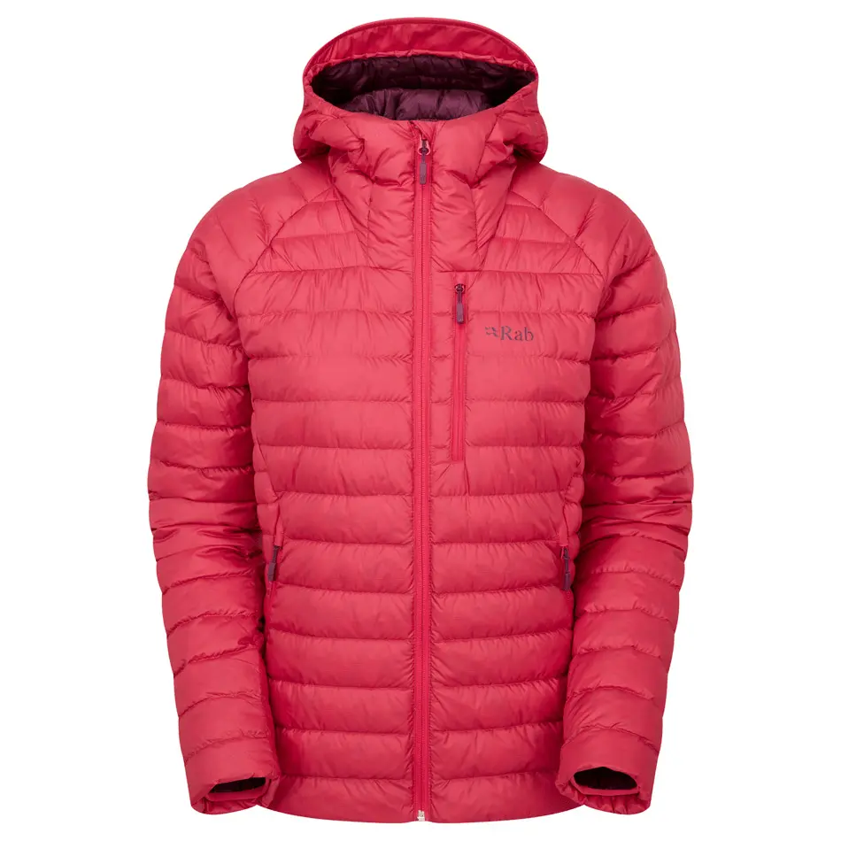 Piumino con cappuccio da donna Rab Microlight Alpine