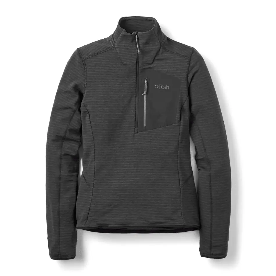 Pile da donna con 1/2 zip Rab Ascendor Light