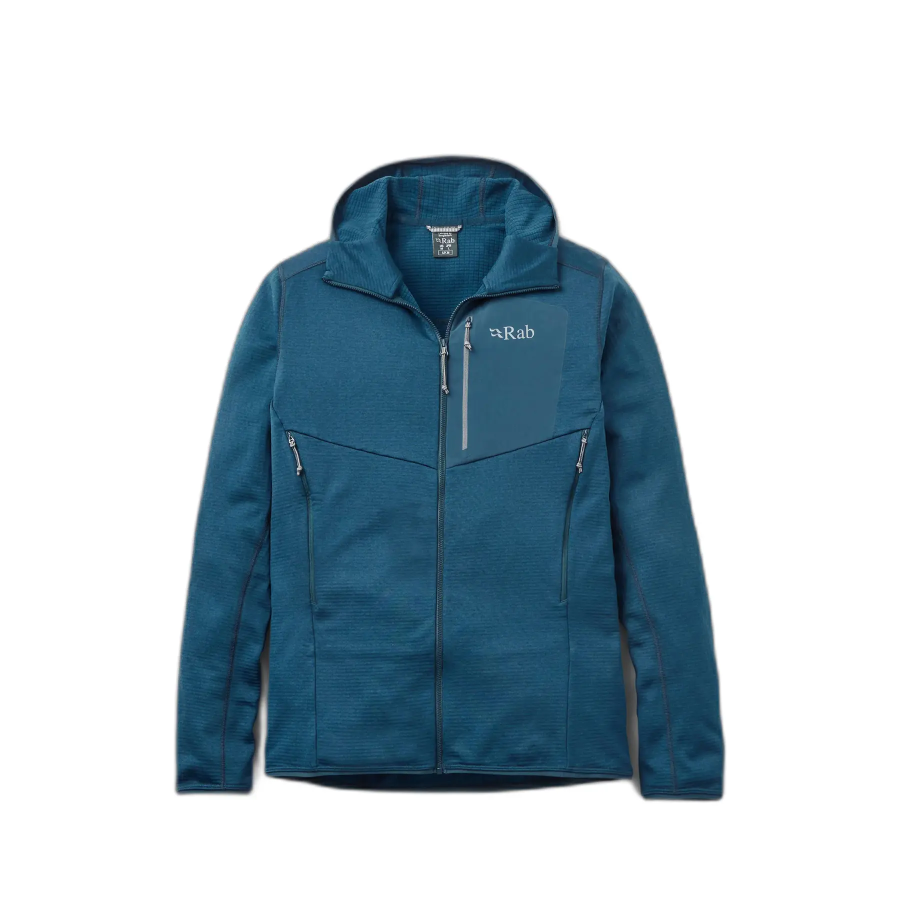 Rab Men's Blue Zip-Up Hooded Jacket Ascendor - Image 2