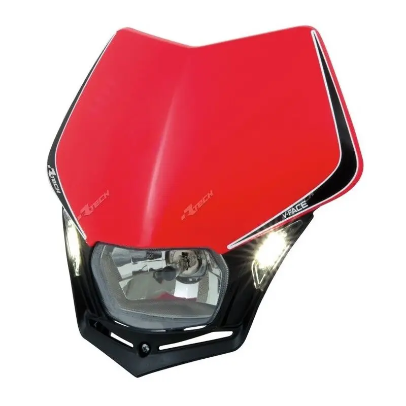 Schutz von Motorradscheinwerfern Racetech V-Face