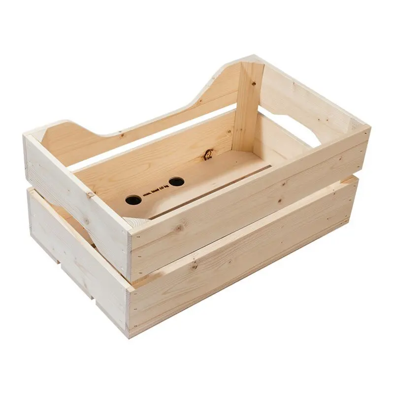 Kasse Racktime arrière bois avec anse sur porte bagage compatible vae et systeme racktime snapit WOODPACKER 2.0