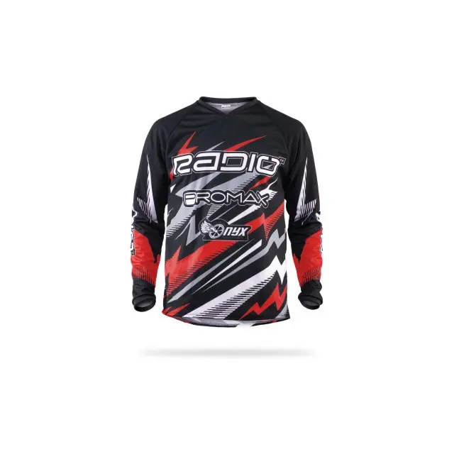Langarmtrikot Radio Race Lightning