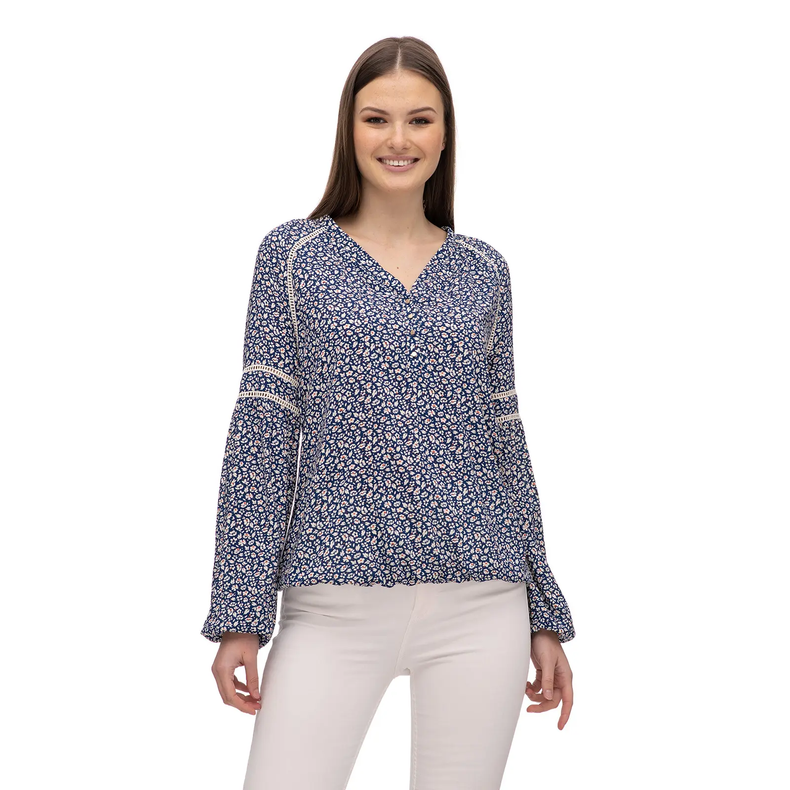 Langärmelige Bluse, Damen Ragwear Follky