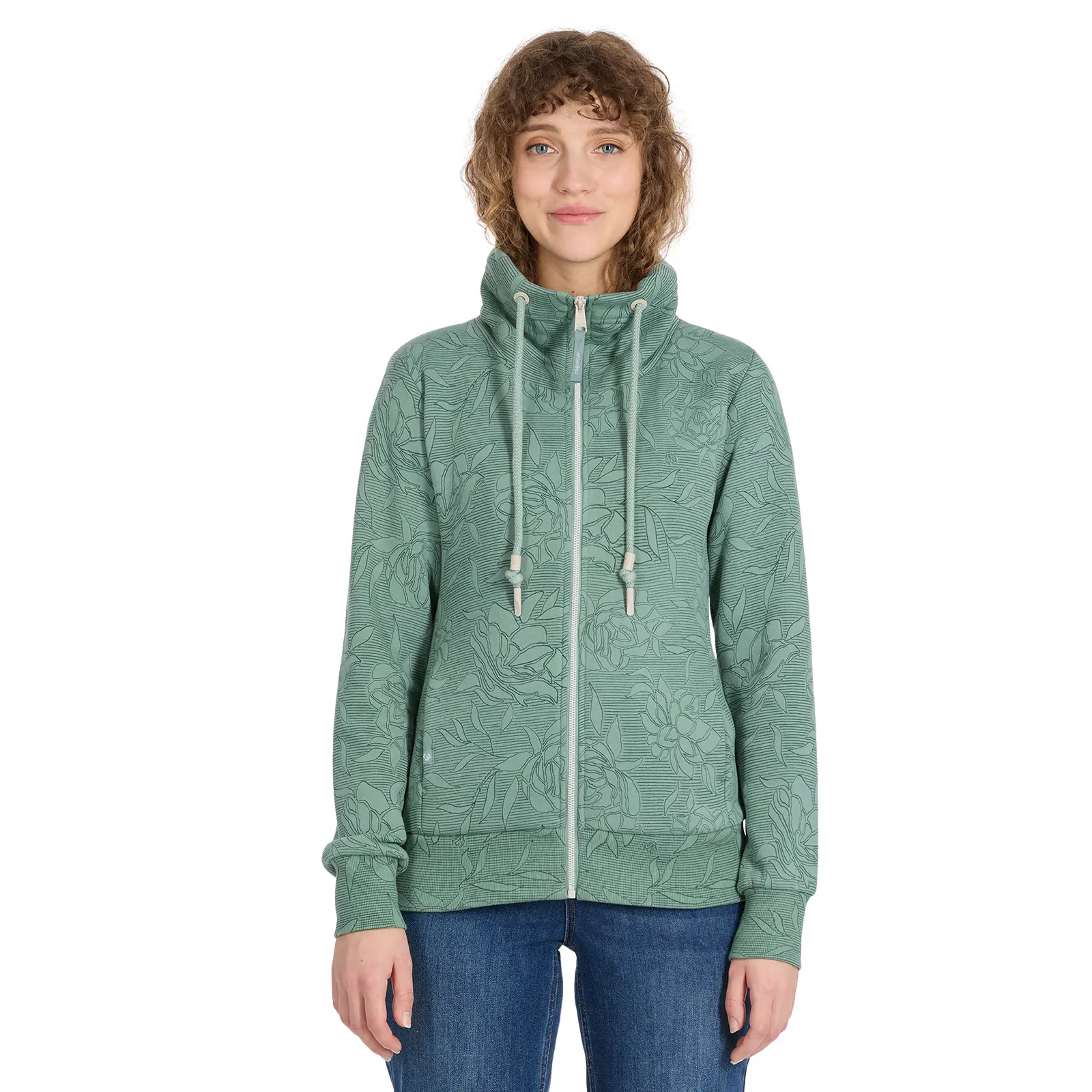 Felpa con cappuccio con stampa da donna Ragwear Ronette