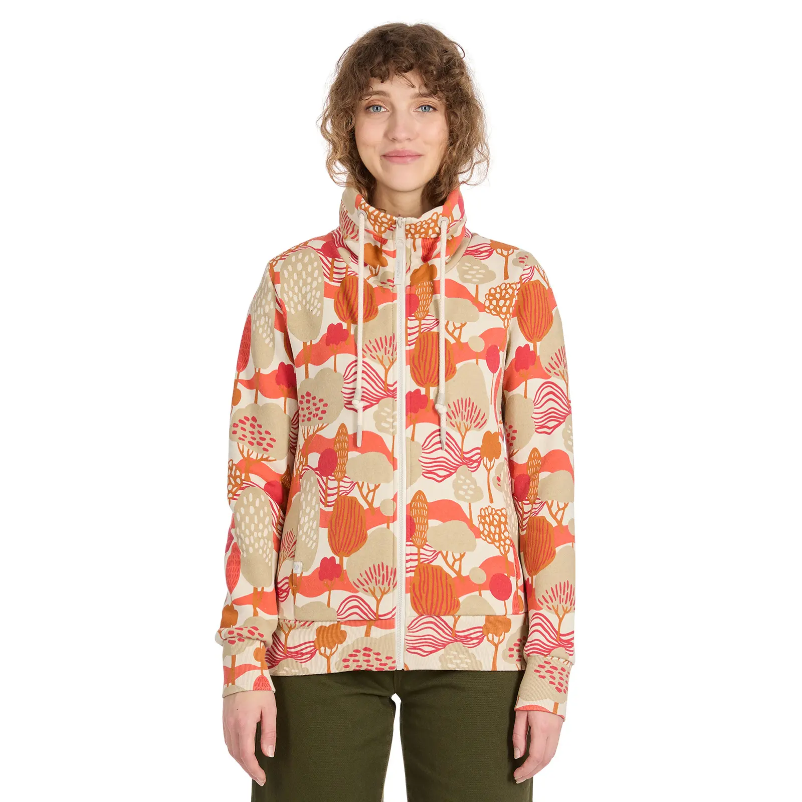 Felpa con cappuccio con stampa da donna Ragwear Ronette