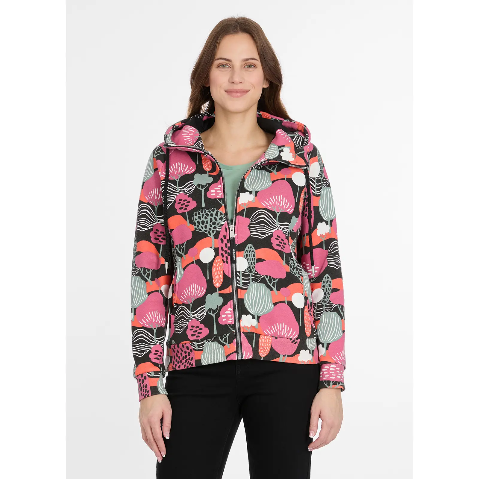 Felpa con cappuccio da donna Ragwear Fllawia Print