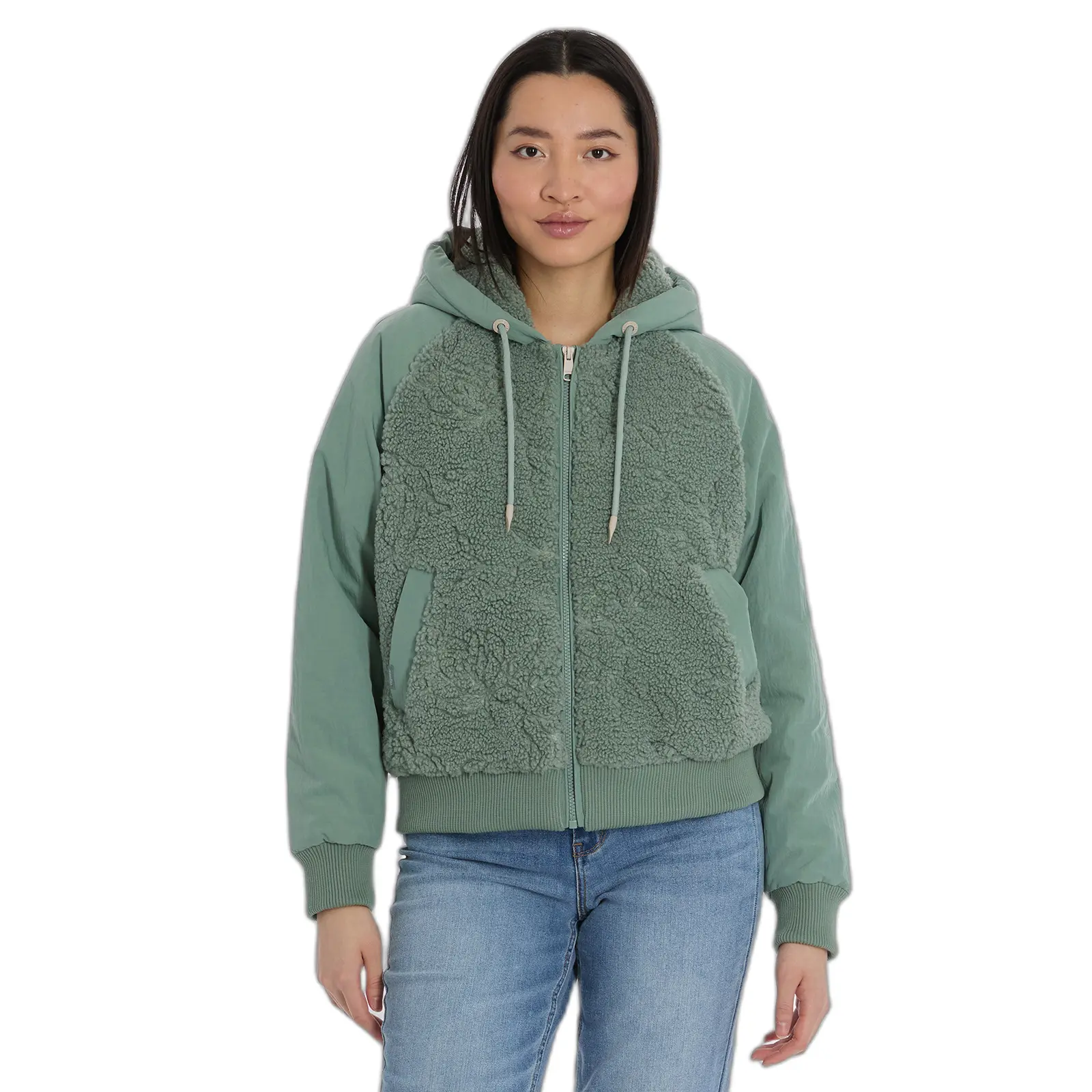Fleece mit Kapuze Damen Ragwear Talianita