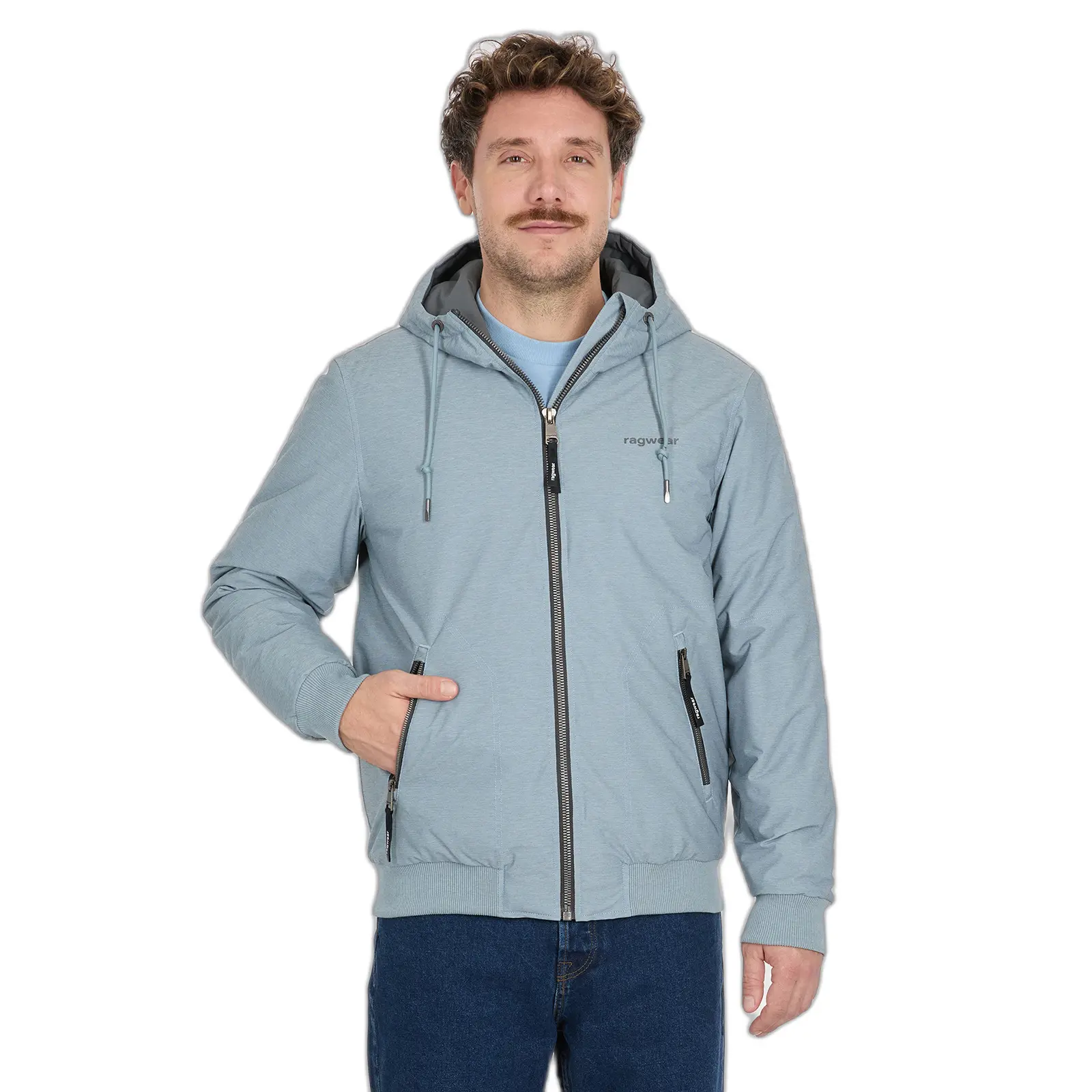 Ragwear Herren Gris Kapuzenjacke Stewie