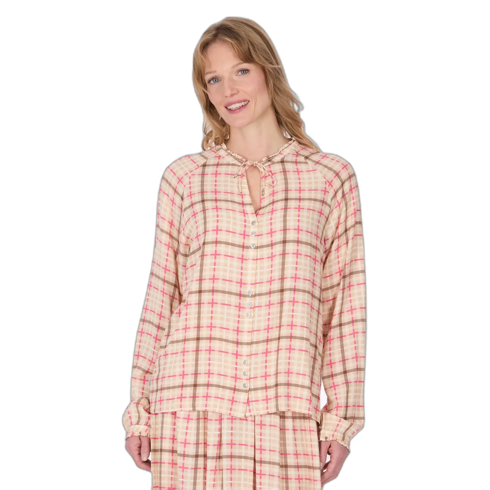 Ragwear Damen Beige T-Shirt Ariela Print