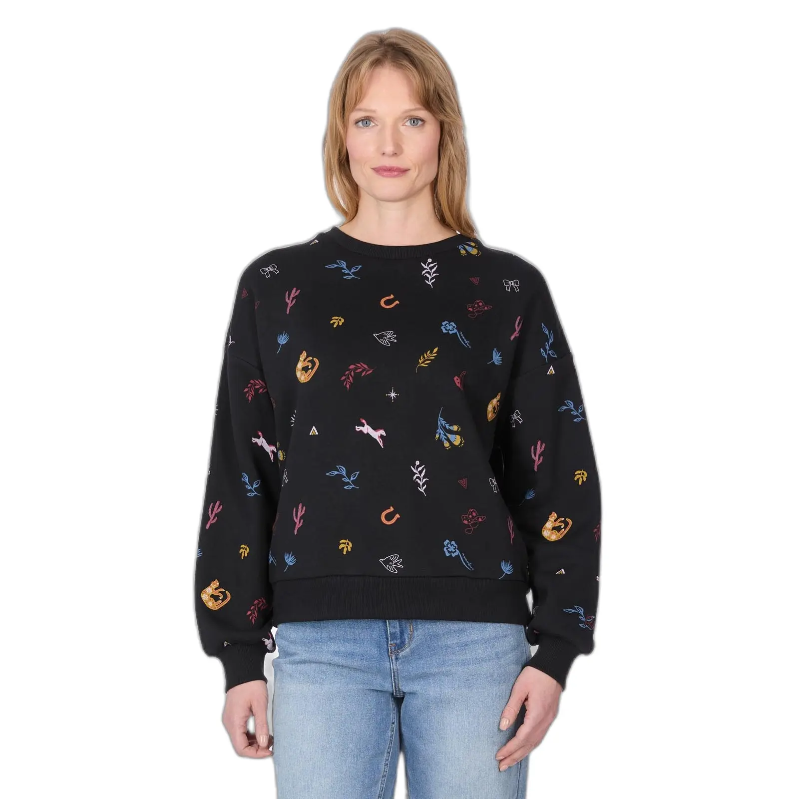 Felpa da donna  Wuss Print A