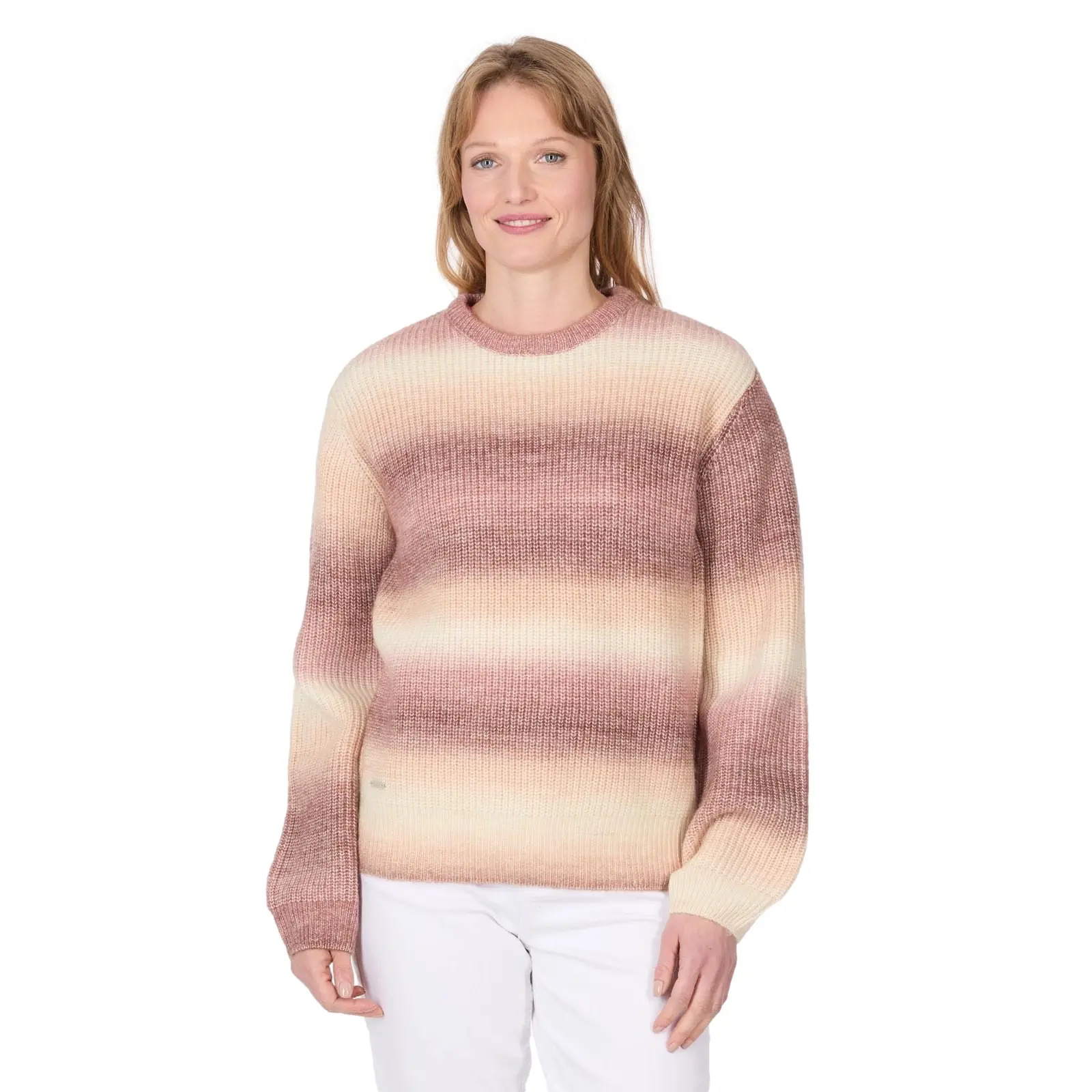 Trui Fifina bordeaux streep gebreid Ragwear - maat L