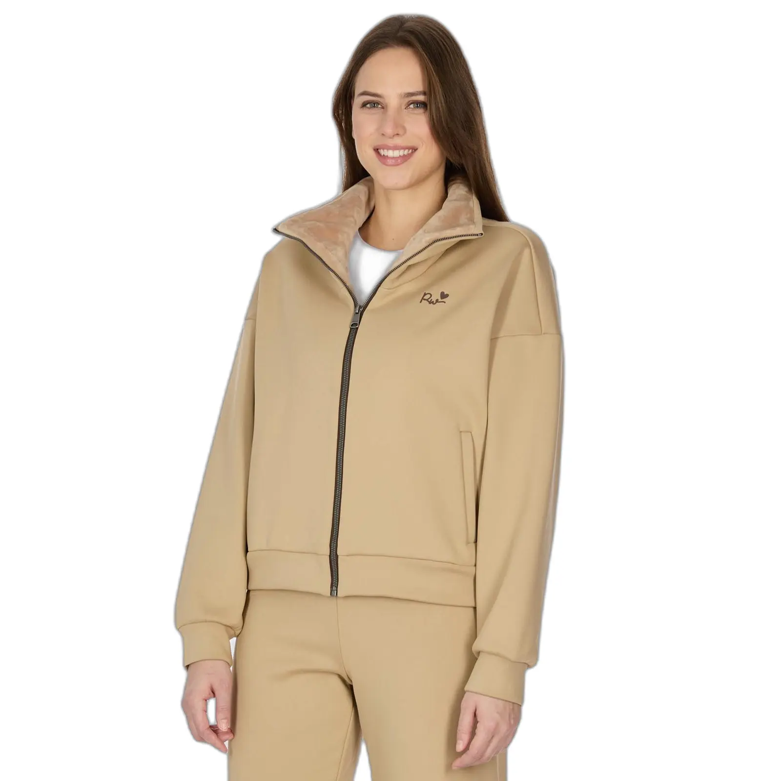 Ragwear Damen Beige Jacke Toscia Bonded