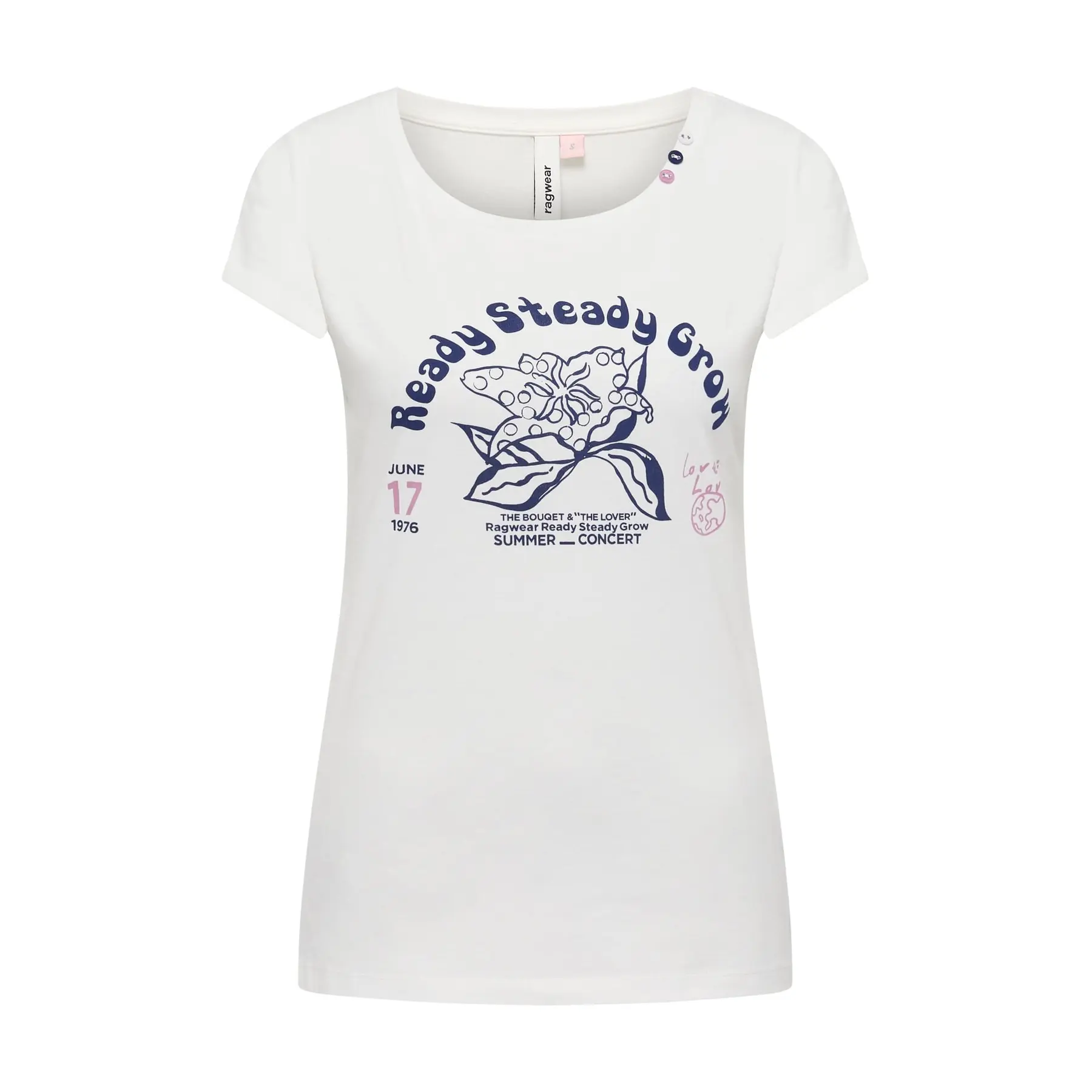 T-shirt da donna Ragwear Fllorah PP Gots