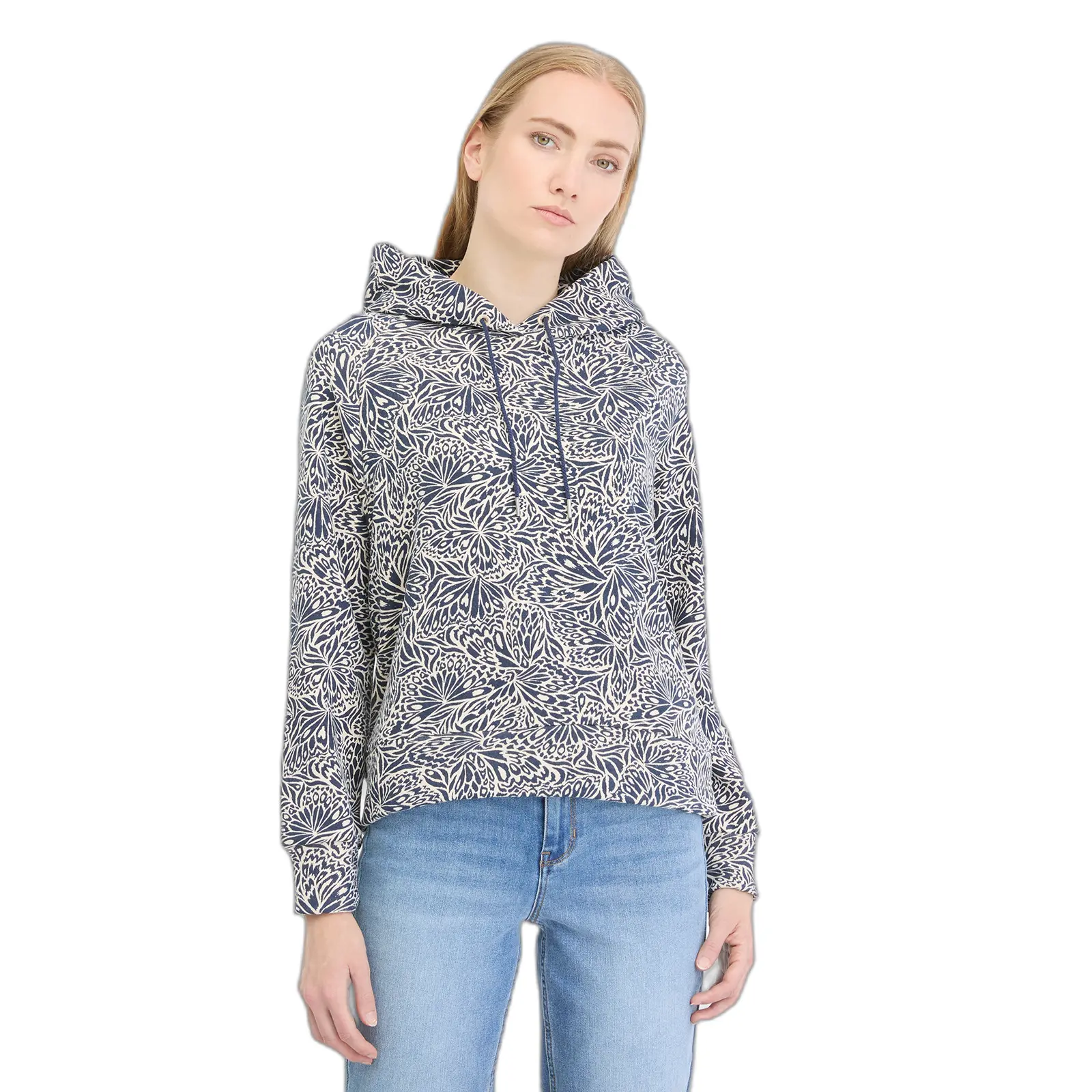 Damen-Kapuzensweatshirt Ragwear Tonna Print