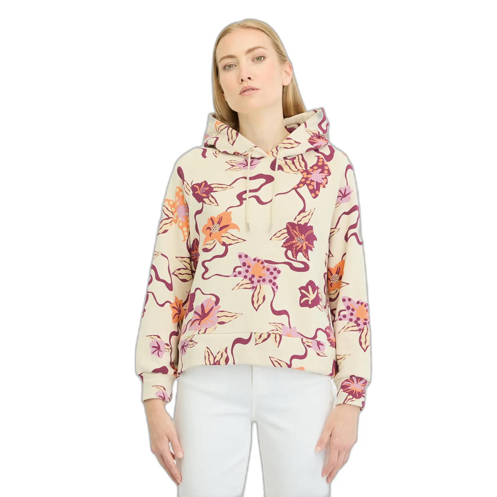 Damen-Kapuzensweatshirt Ragwear Tonna Print