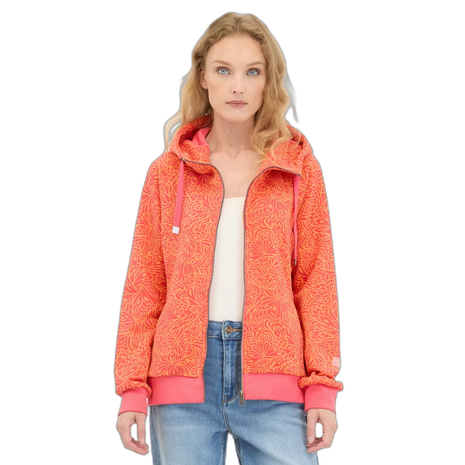 Felpa con cappuccio da donna Ragwear Fllawia Print