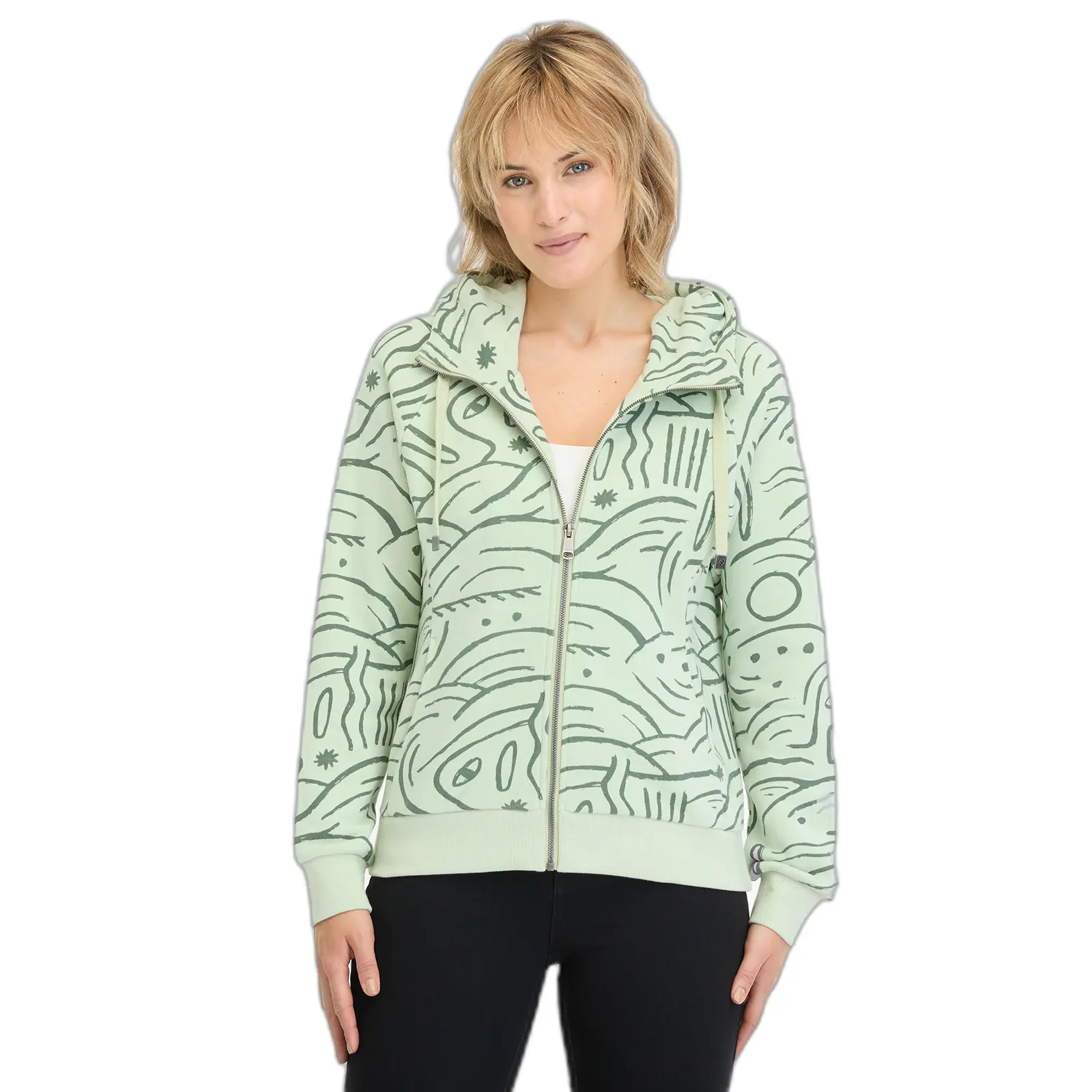 Felpa con cappuccio da donna Ragwear Fllawia Print