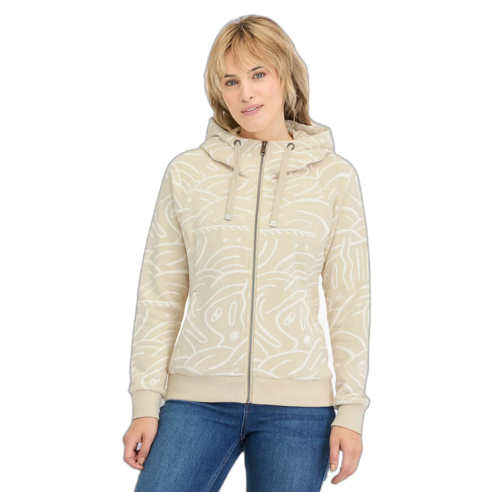 Felpa con cappuccio da donna Ragwear Fllawia Print