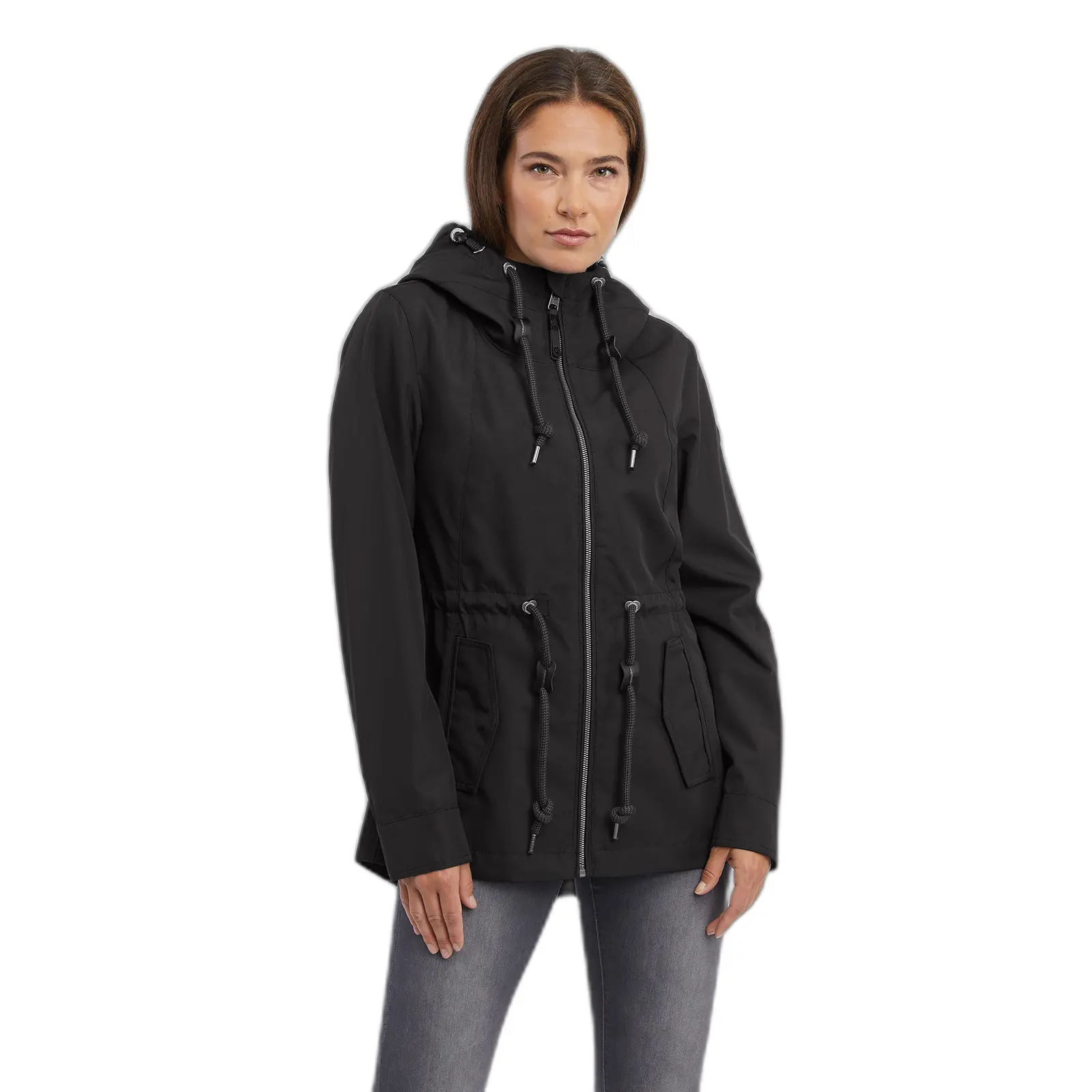Impermeabile da donna a zip con cappuccio Ragwear Monadis