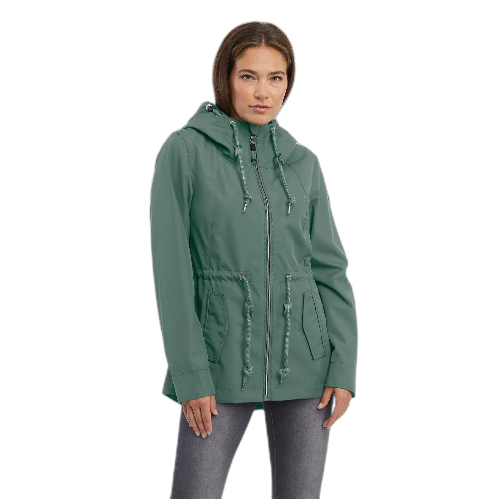 Impermeabile da donna a zip con cappuccio Ragwear Monadis