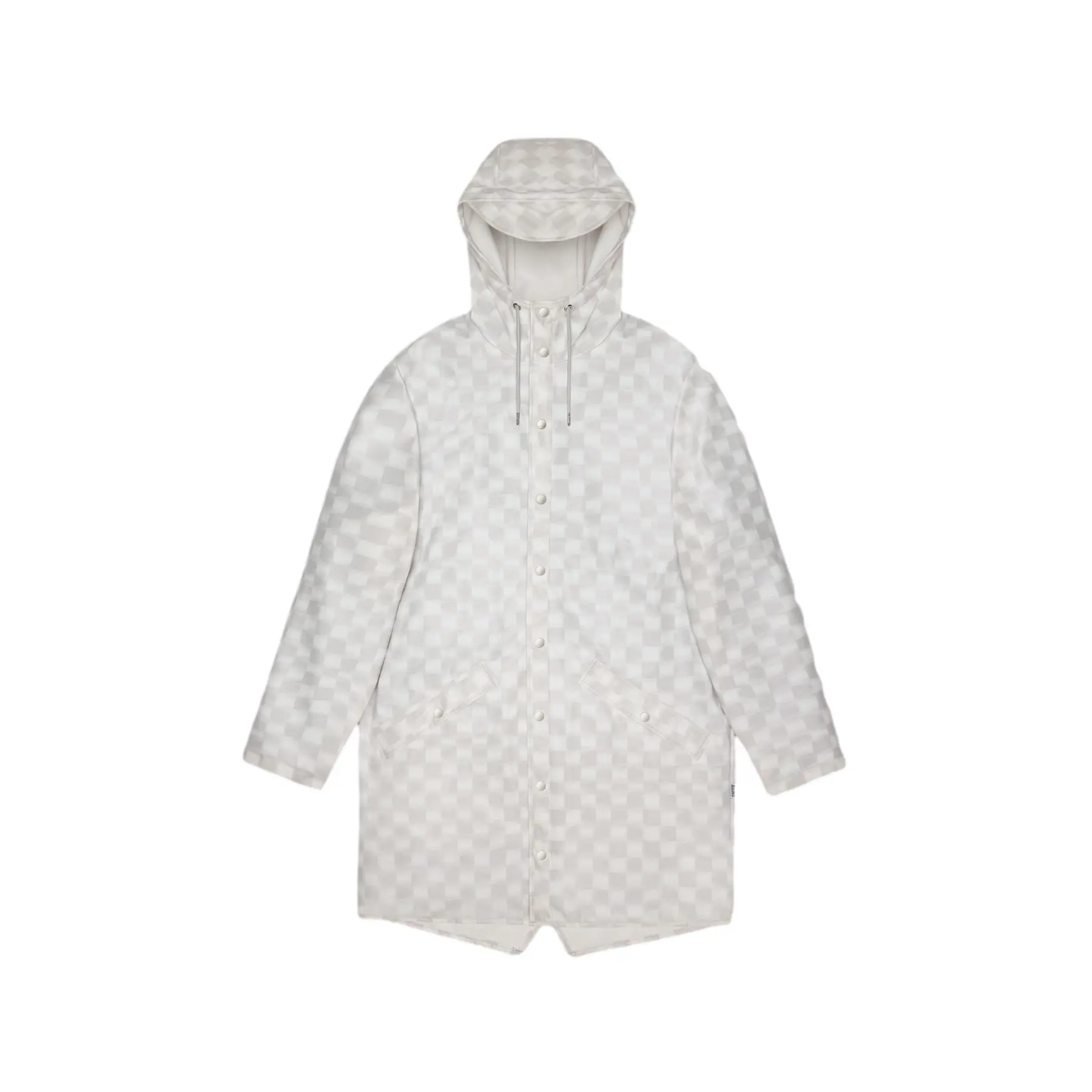 Lange waterdichte jas met capuchon Rains W3