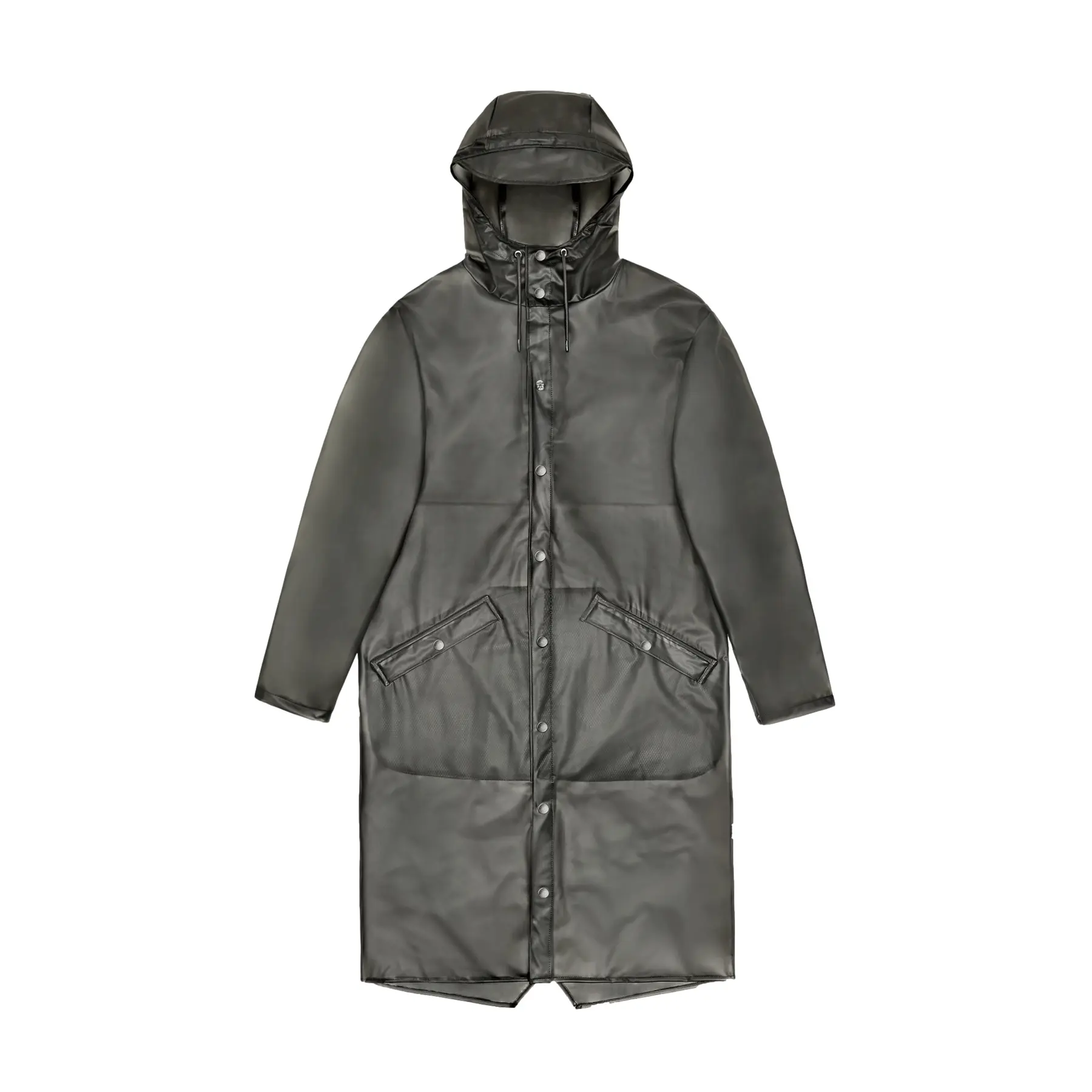 Lang waterdicht jack met capuchon Rains W3