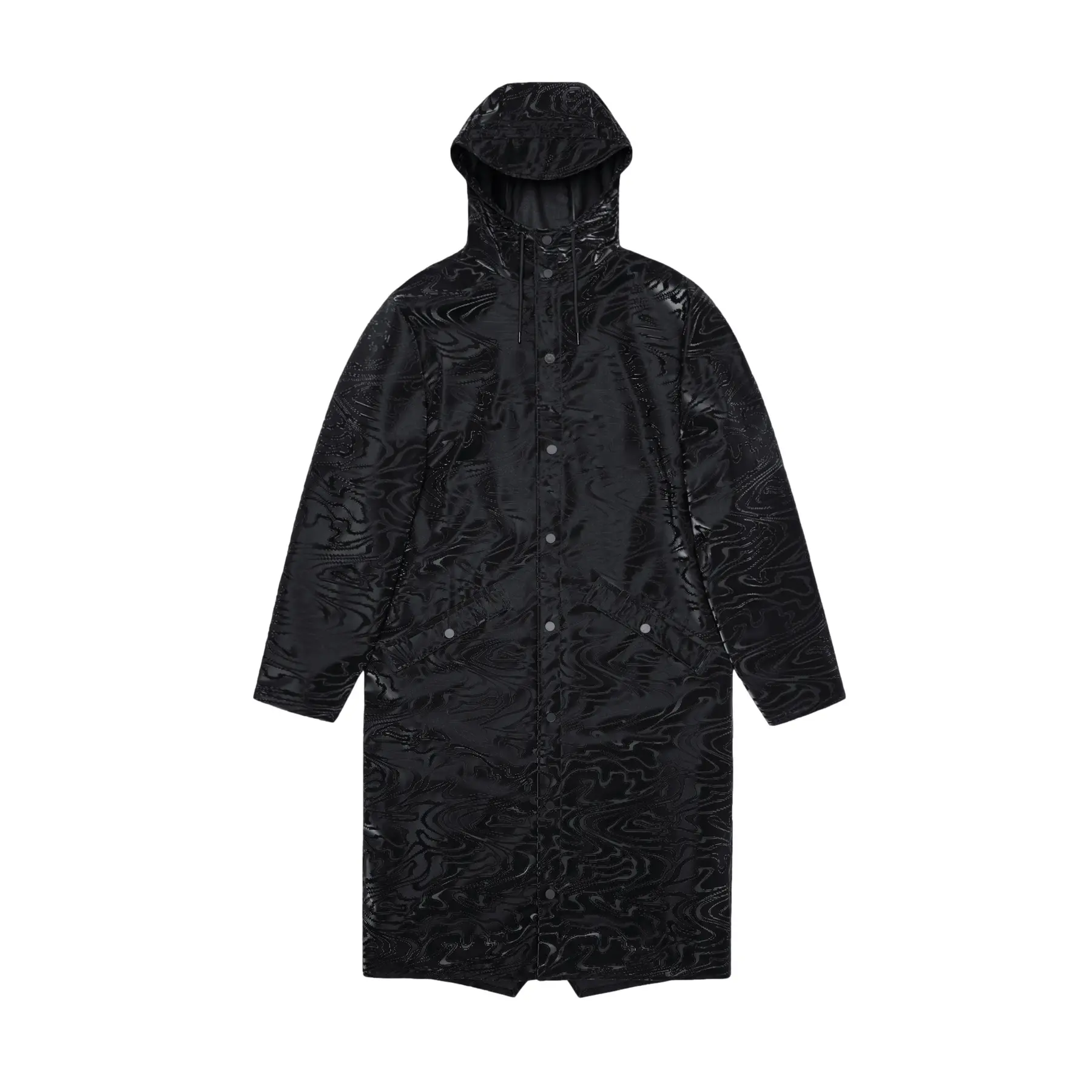 Lang waterdicht jack met capuchon Rains W3