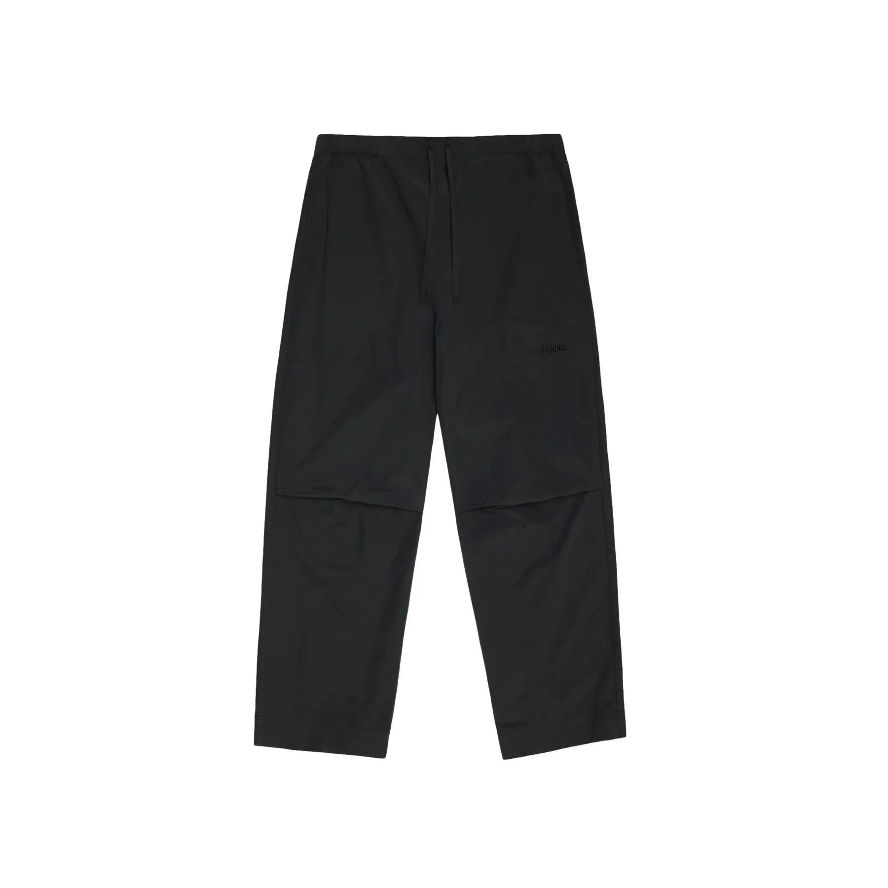 Rains Men's Light Woven Wide-Leg Pants - Black 01 - X Large - Image 4