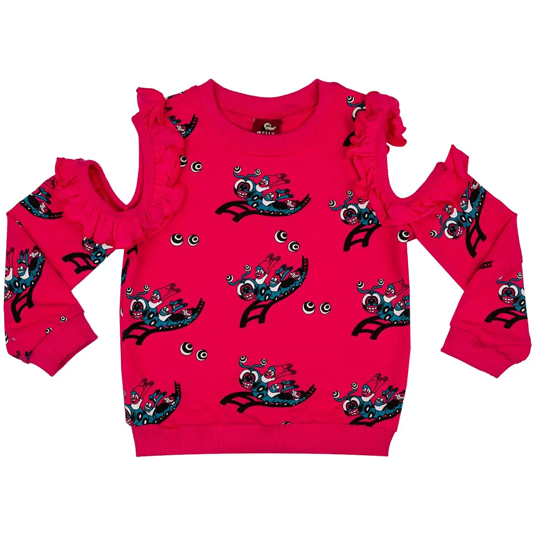 Sweatshirt à épaules dénudées fille Raspberry Republic