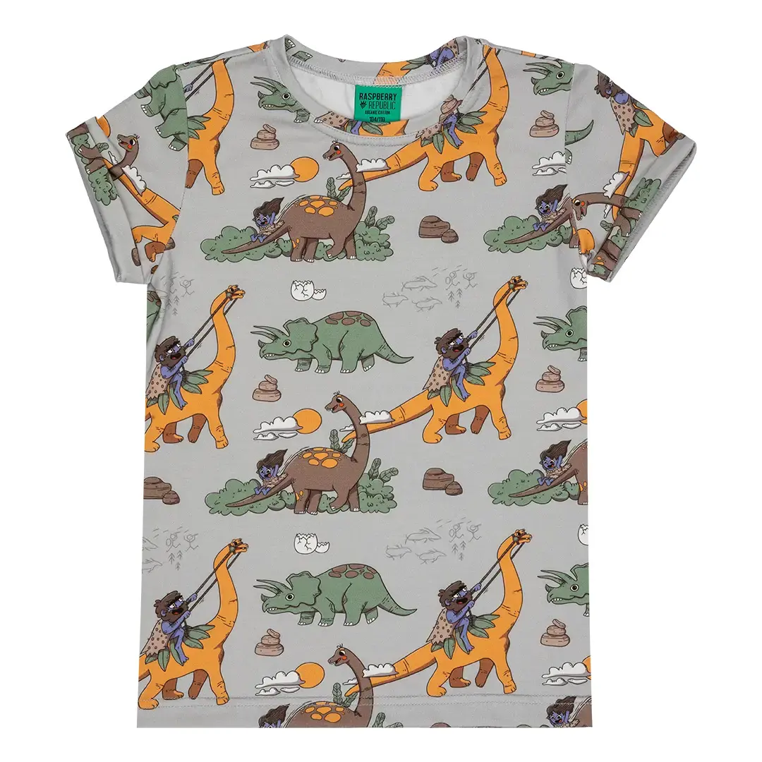 T-shirt bambino Raspberry Republic Dino Riders