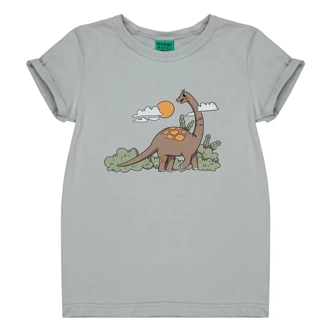 T-shirt bambino Raspberry Republic Brontosaurus