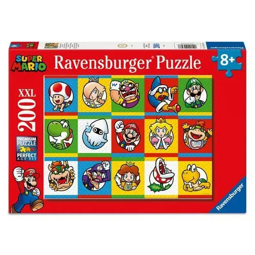 Ravensburger Super Mario Character Collection Puzzel 200 XXL Stukjes | Nintendo Super Mario Kinderpuzzel vanaf 8 Jaar