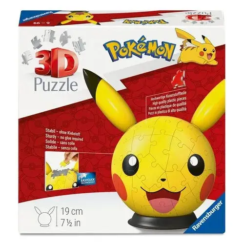 Puzzle in Form eines Balls Ravensburger Pokemon Pikachu 3D