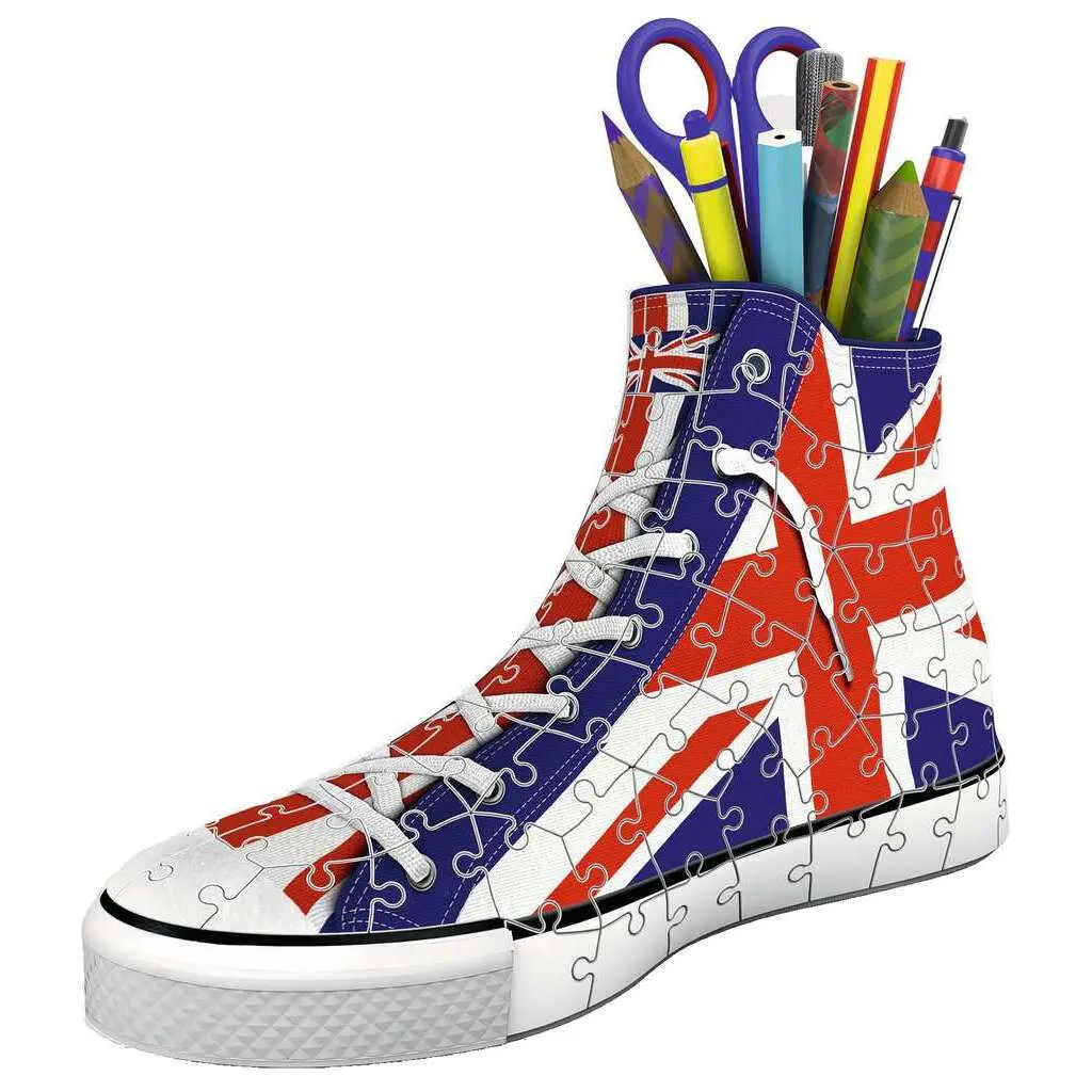 Puzzle de 108 pièces 3D Sneaker - Union Jack Ravensburger Puzzle de 108 pièces 3D Sneaker - Union Jack Ravensburger