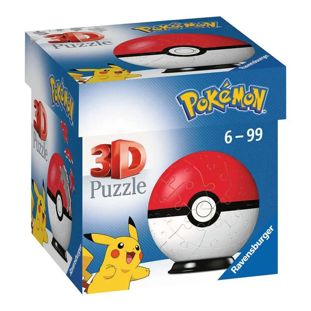 3d Ball Puzzle mit 54 Teilen Ravensburger Poké Ball/Pokémon
