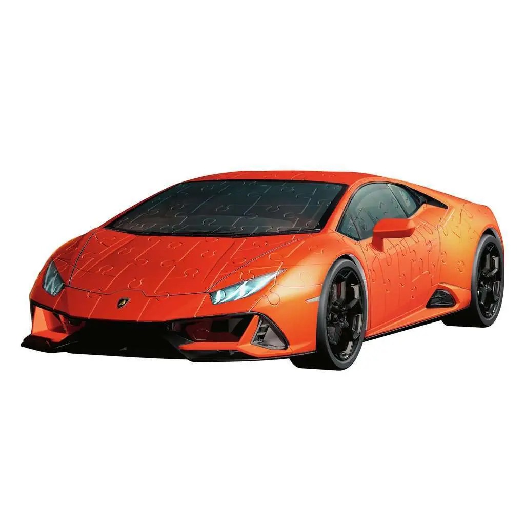 Ravensburger - Puzzle 3D - Lamborghini Huracán EVO - 108 Pièces - Orange - Image 5