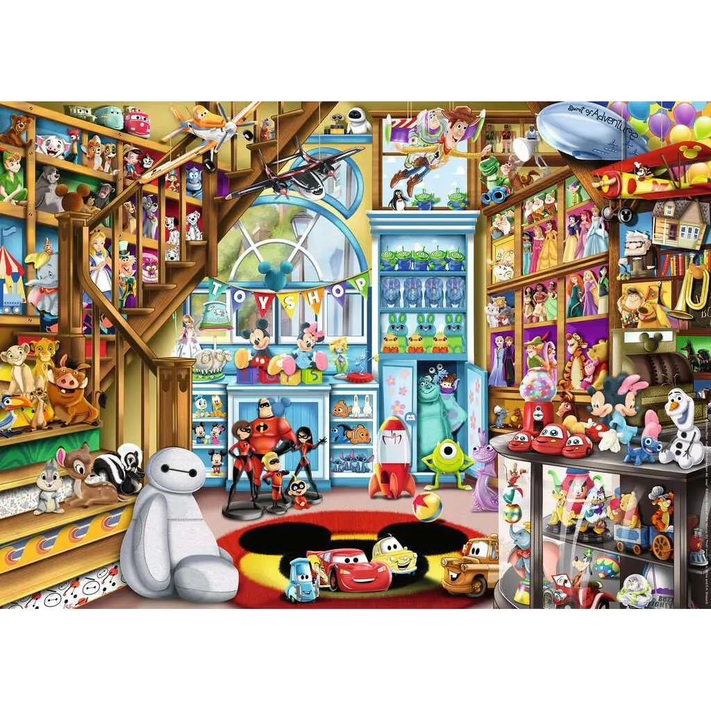 Puzzle mit 1000 Teilen der Spielzeugladen / disney Ravensburger