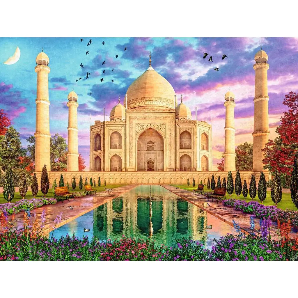 1500-teiliges Puzzle verzauberter taj mahal Ravensburger