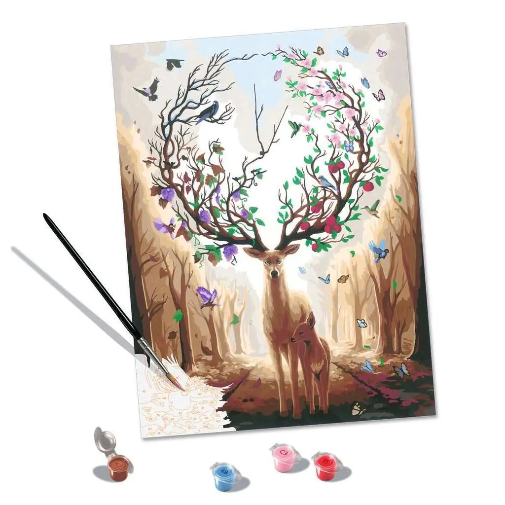 Kleuren Ravensburger CreArt Magic Deer 30x40cm